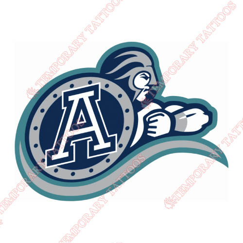 Toronto Argonauts Customize Temporary Tattoos Stickers NO.7630
